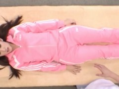 Japanese whore is double permeated and cum overspread on web camera